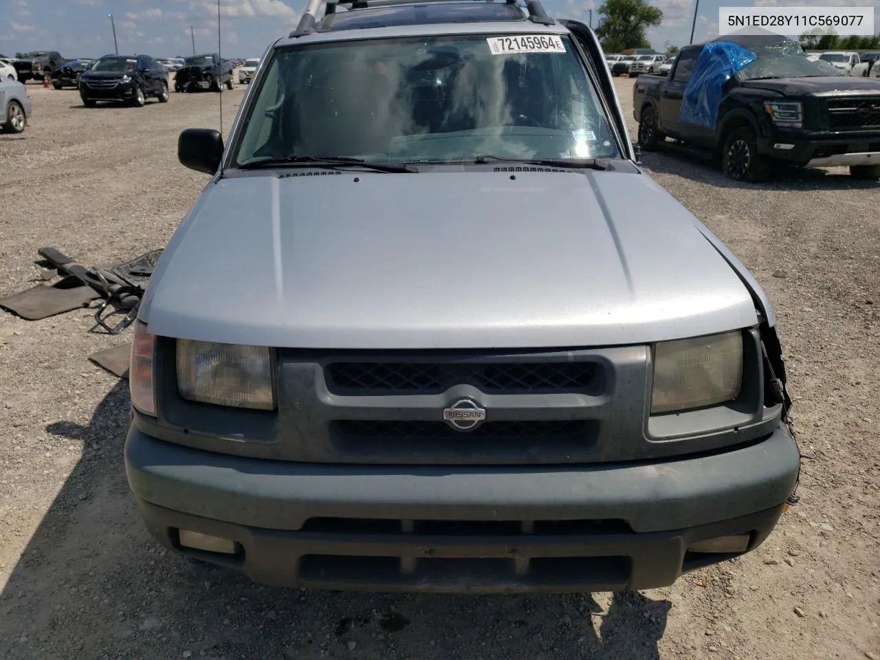 2001 Nissan Xterra Xe VIN: 5N1ED28Y11C569077 Lot: 72145964