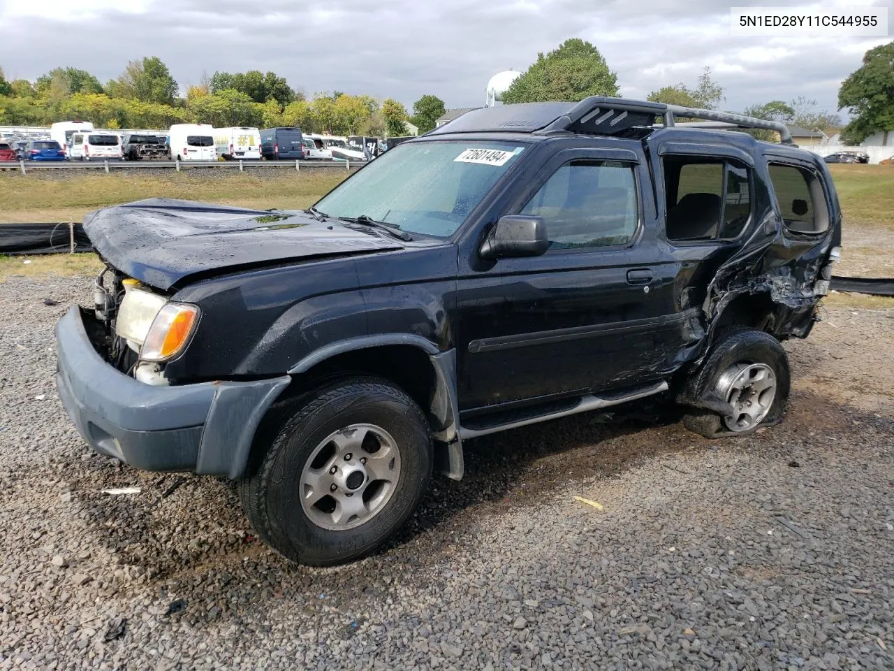 2001 Nissan Xterra Xe VIN: 5N1ED28Y11C544955 Lot: 72601494