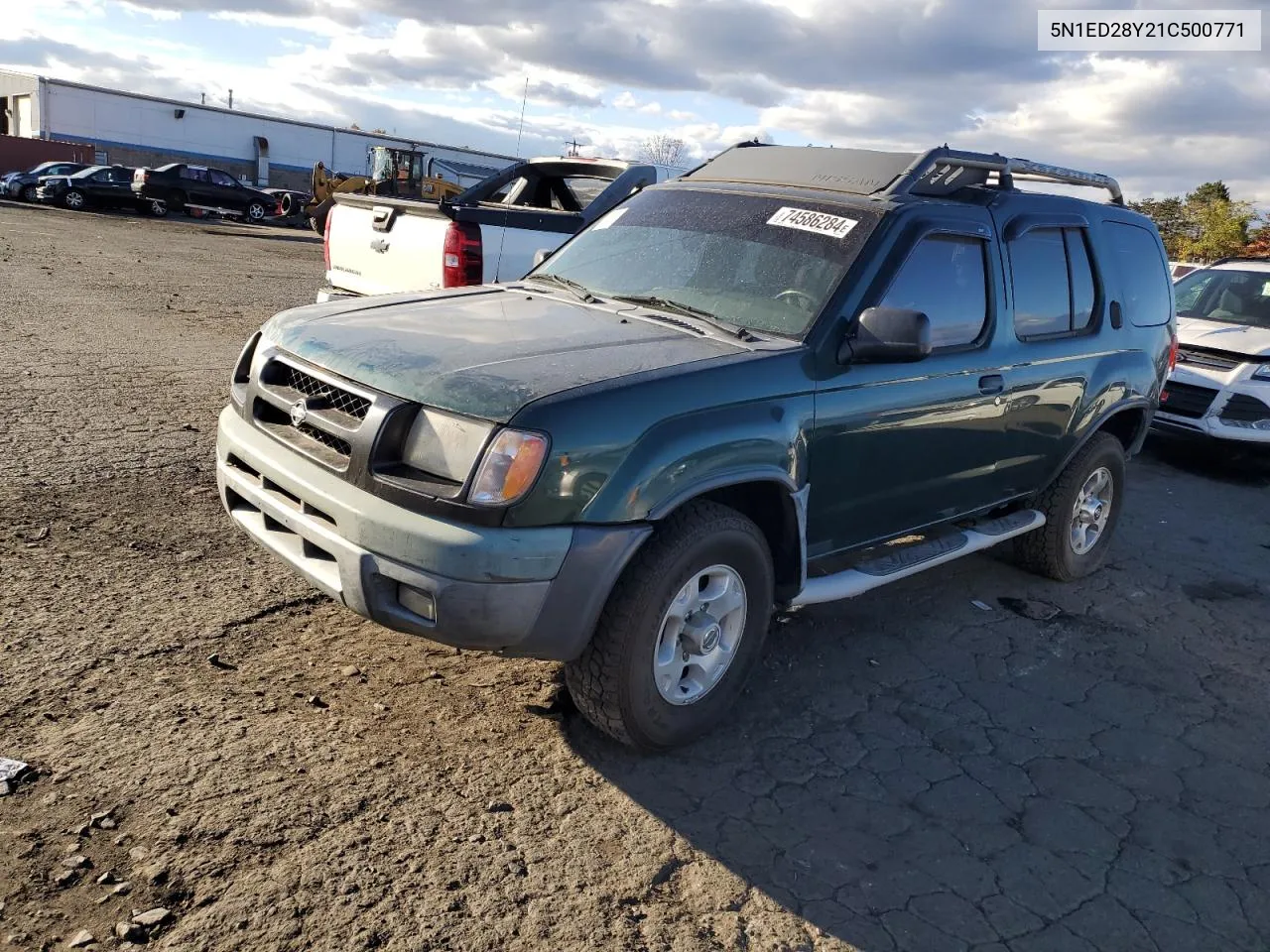 2001 Nissan Xterra Xe VIN: 5N1ED28Y21C500771 Lot: 74586284