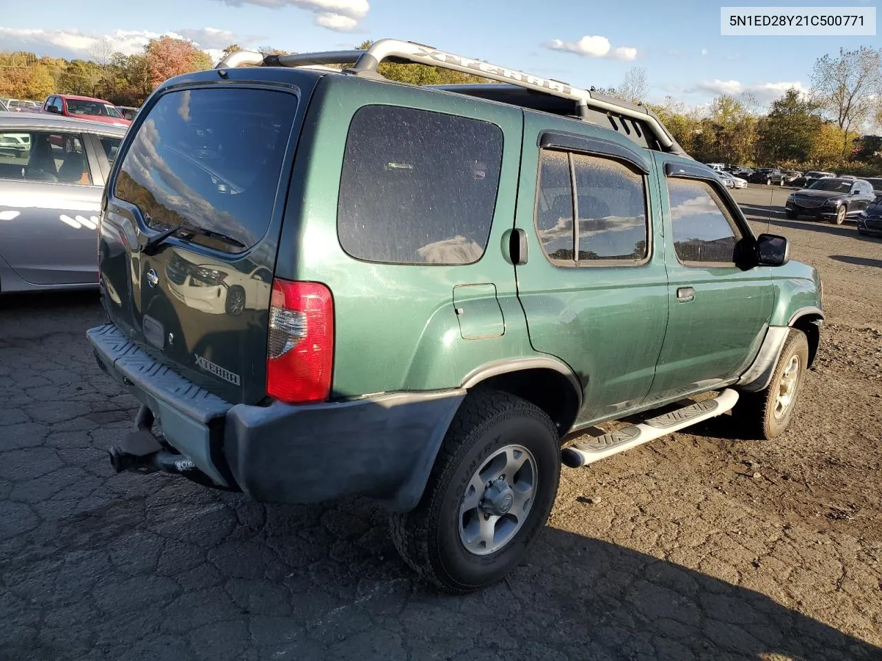 2001 Nissan Xterra Xe VIN: 5N1ED28Y21C500771 Lot: 74586284