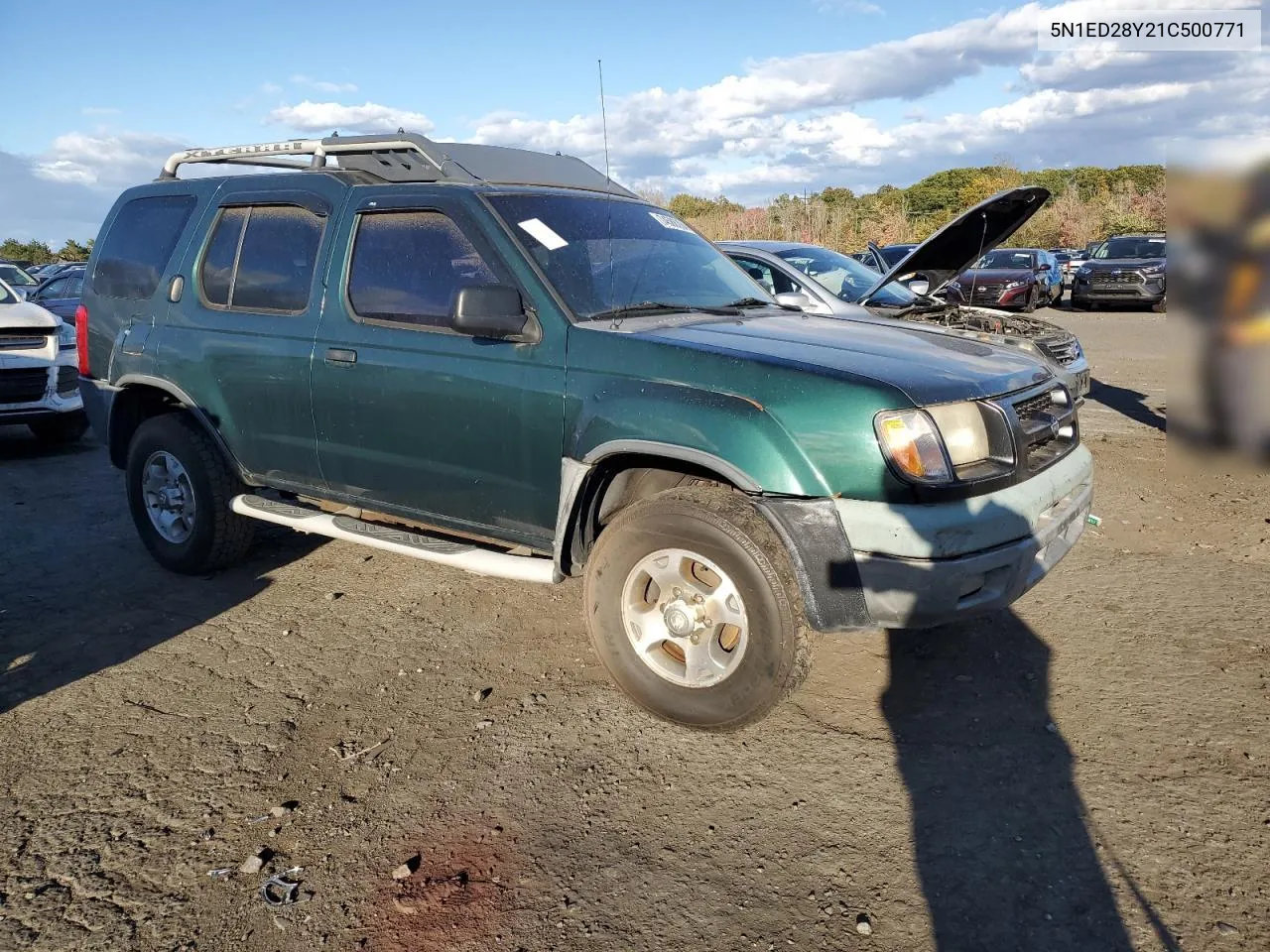 2001 Nissan Xterra Xe VIN: 5N1ED28Y21C500771 Lot: 74586284