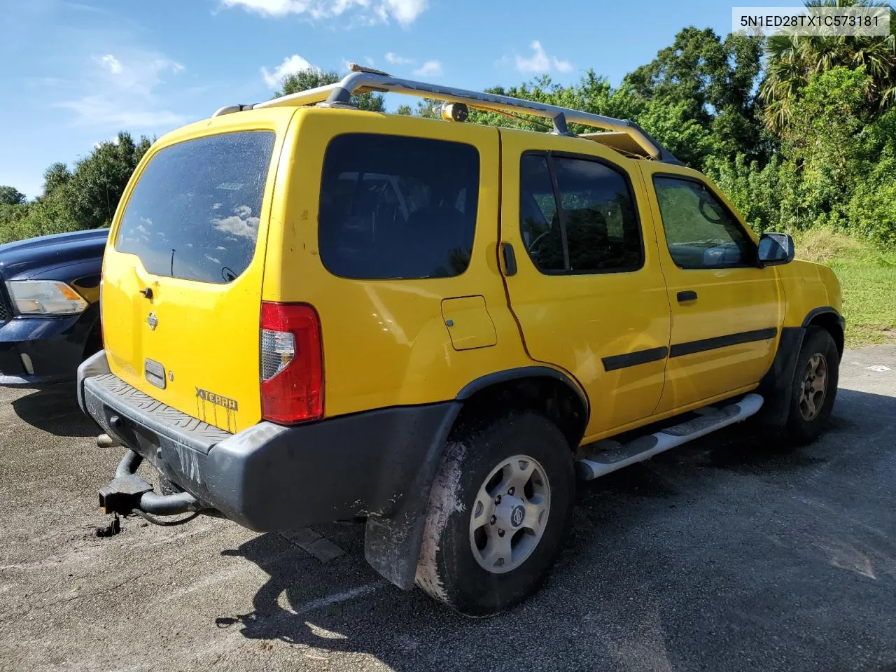 2001 Nissan Xterra Xe VIN: 5N1ED28TX1C573181 Lot: 75401484