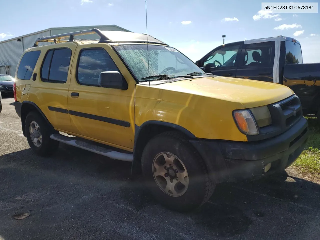 2001 Nissan Xterra Xe VIN: 5N1ED28TX1C573181 Lot: 75401484