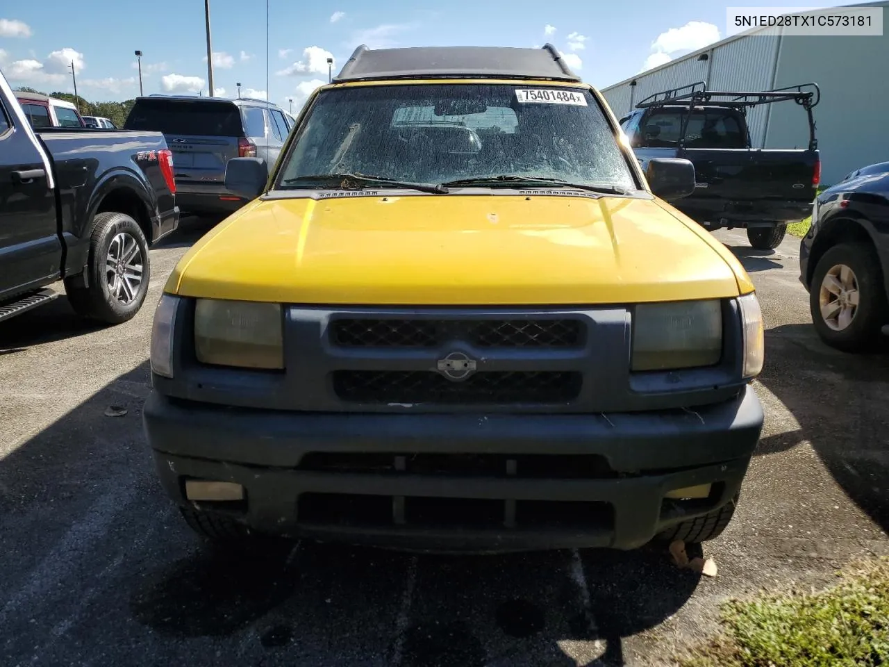 2001 Nissan Xterra Xe VIN: 5N1ED28TX1C573181 Lot: 75401484