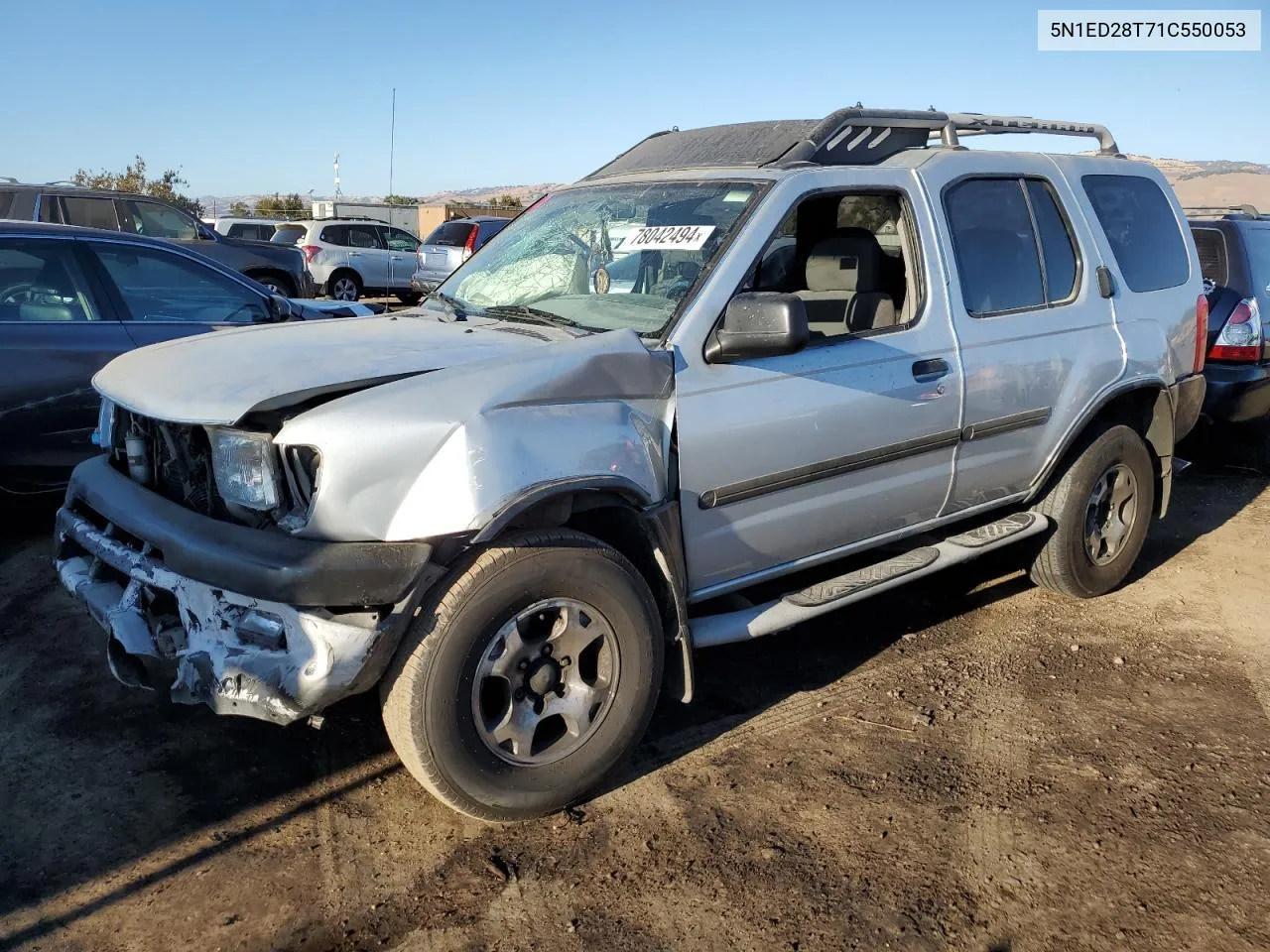 2001 Nissan Xterra Xe VIN: 5N1ED28T71C550053 Lot: 78042494