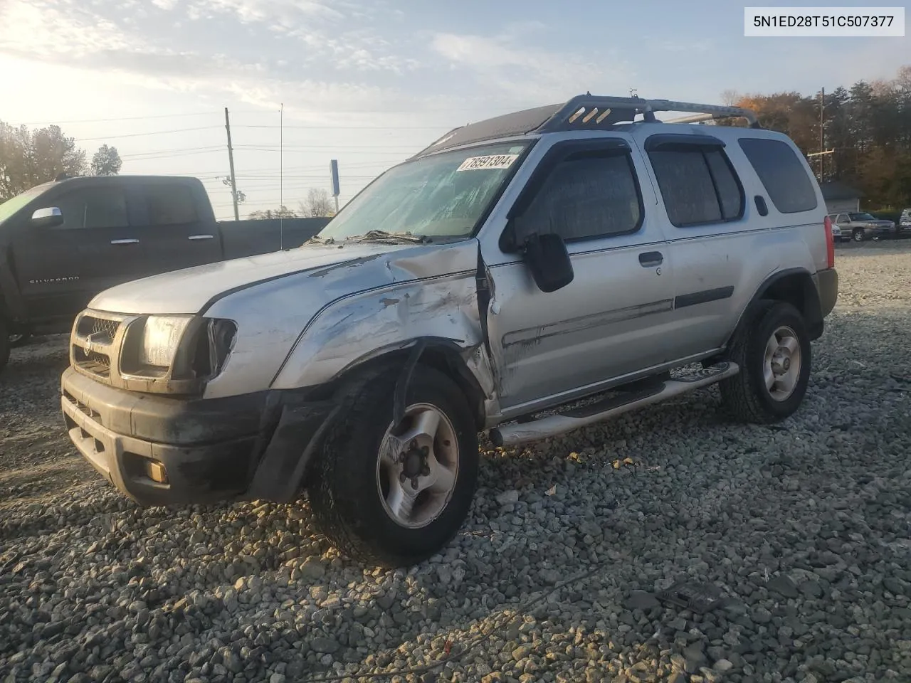 2001 Nissan Xterra Xe VIN: 5N1ED28T51C507377 Lot: 78591304