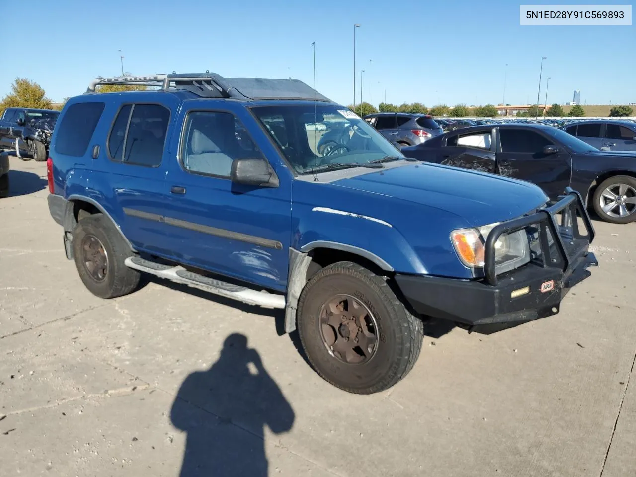 2001 Nissan Xterra Xe VIN: 5N1ED28Y91C569893 Lot: 78747474