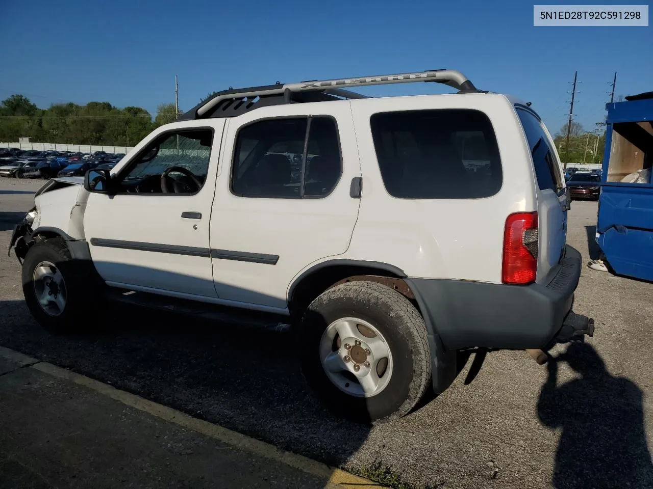 2002 Nissan Xterra Xe VIN: 5N1ED28T92C591298 Lot: 52364034