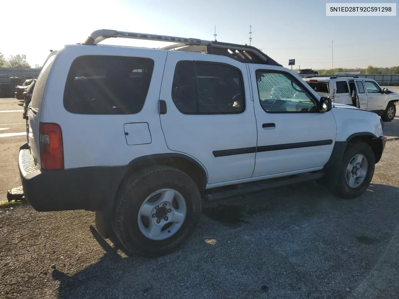 2002 Nissan Xterra Xe VIN: 5N1ED28T92C591298 Lot: 52364034