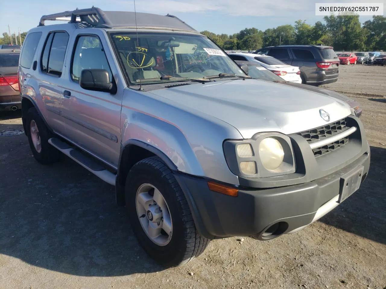 2002 Nissan Xterra Xe VIN: 5N1ED28Y62C551787 Lot: 57356292