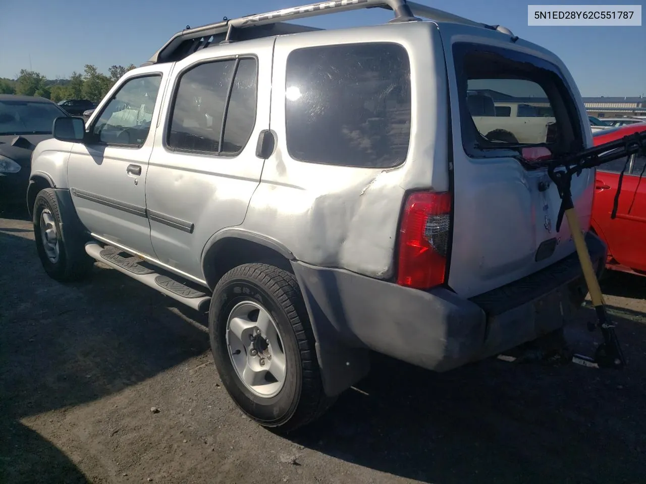 2002 Nissan Xterra Xe VIN: 5N1ED28Y62C551787 Lot: 57356292