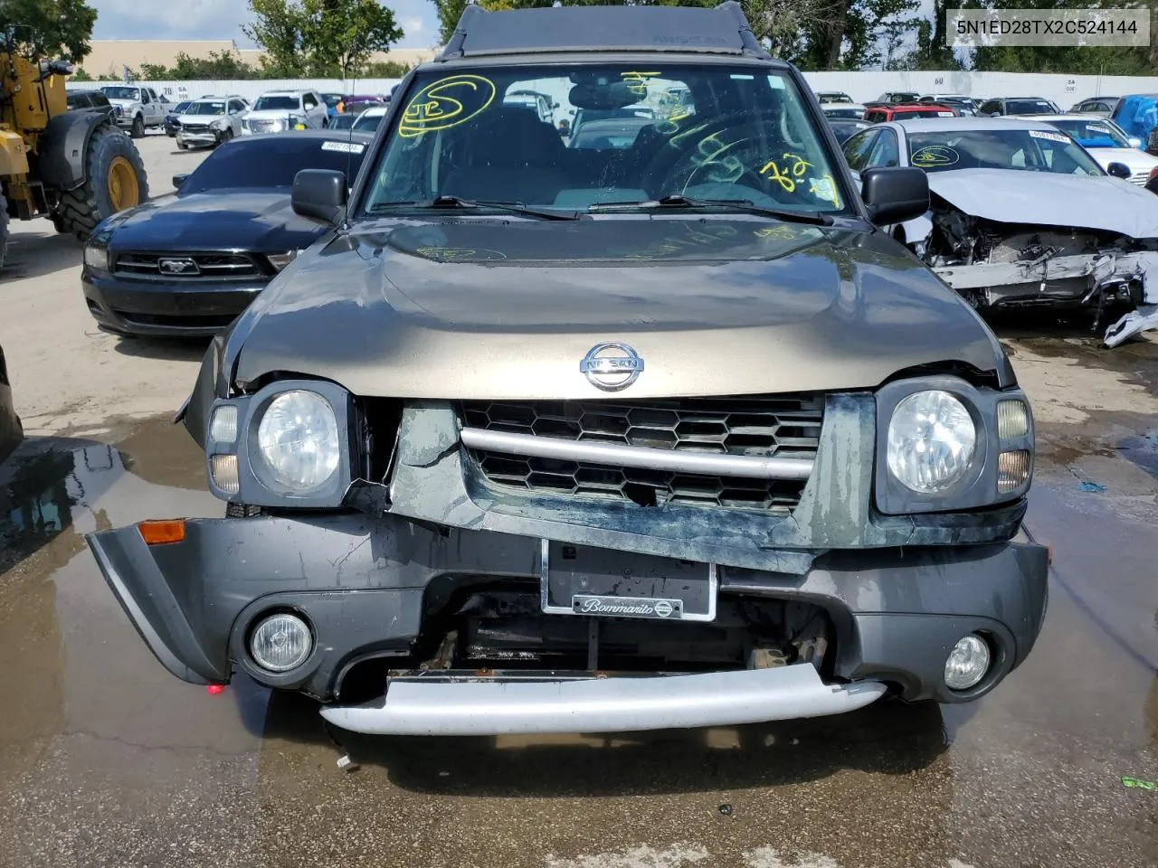 2002 Nissan Xterra Xe VIN: 5N1ED28TX2C524144 Lot: 65796584