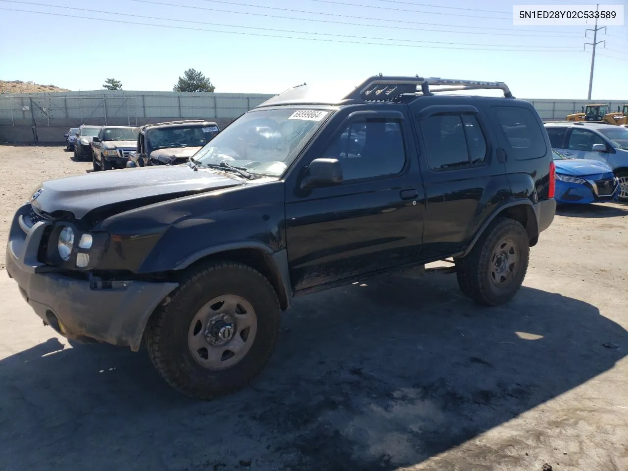 2002 Nissan Xterra Xe VIN: 5N1ED28Y02C533589 Lot: 69899864