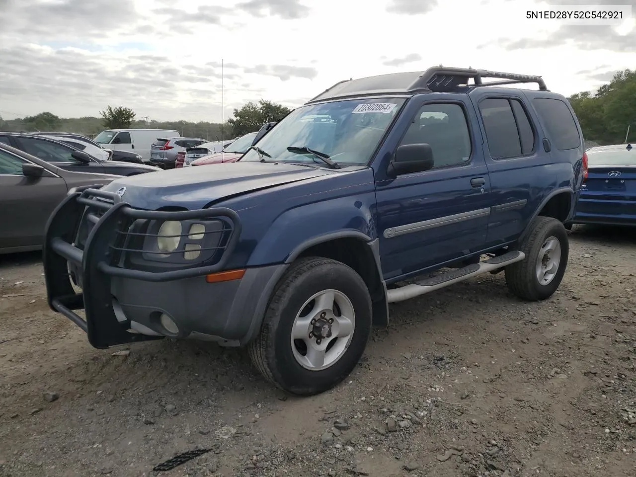 2002 Nissan Xterra Xe VIN: 5N1ED28Y52C542921 Lot: 70302864