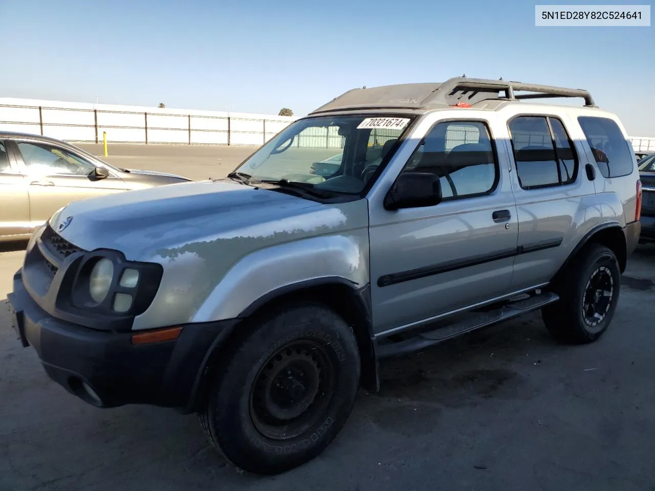 2002 Nissan Xterra Xe VIN: 5N1ED28Y82C524641 Lot: 70321674