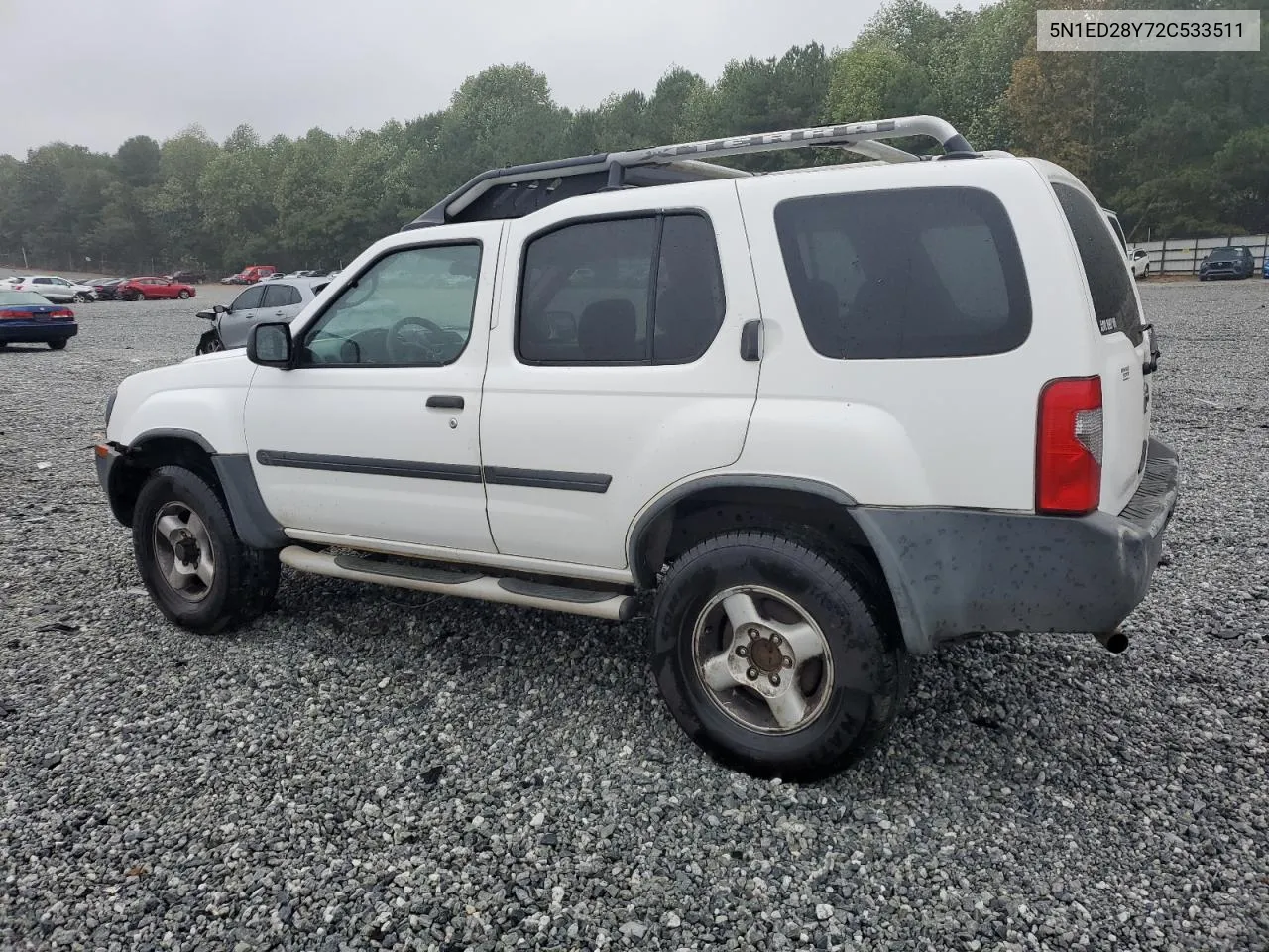 2002 Nissan Xterra Xe VIN: 5N1ED28Y72C533511 Lot: 71378514