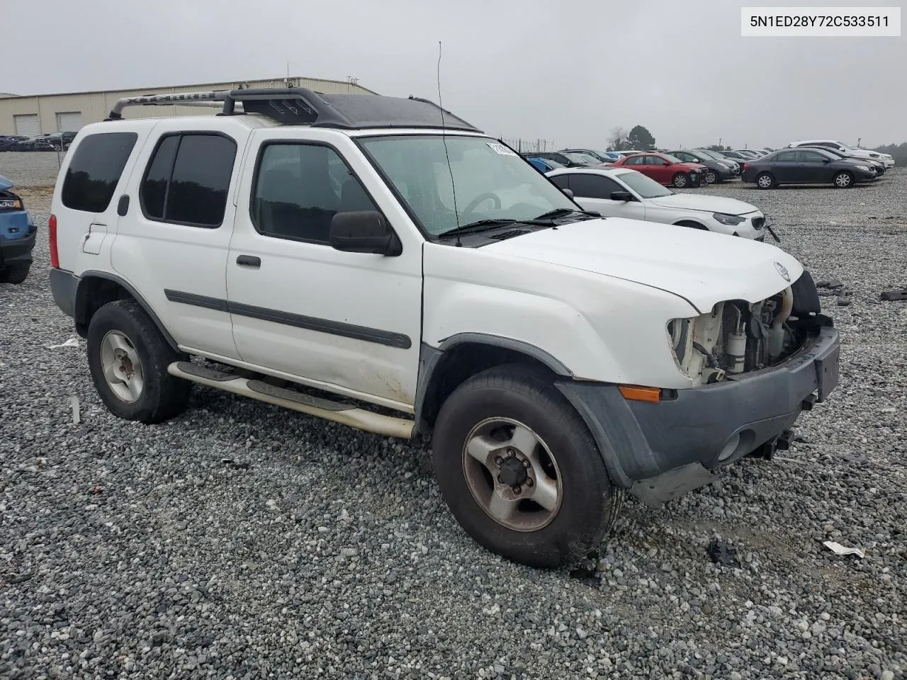 2002 Nissan Xterra Xe VIN: 5N1ED28Y72C533511 Lot: 71378514