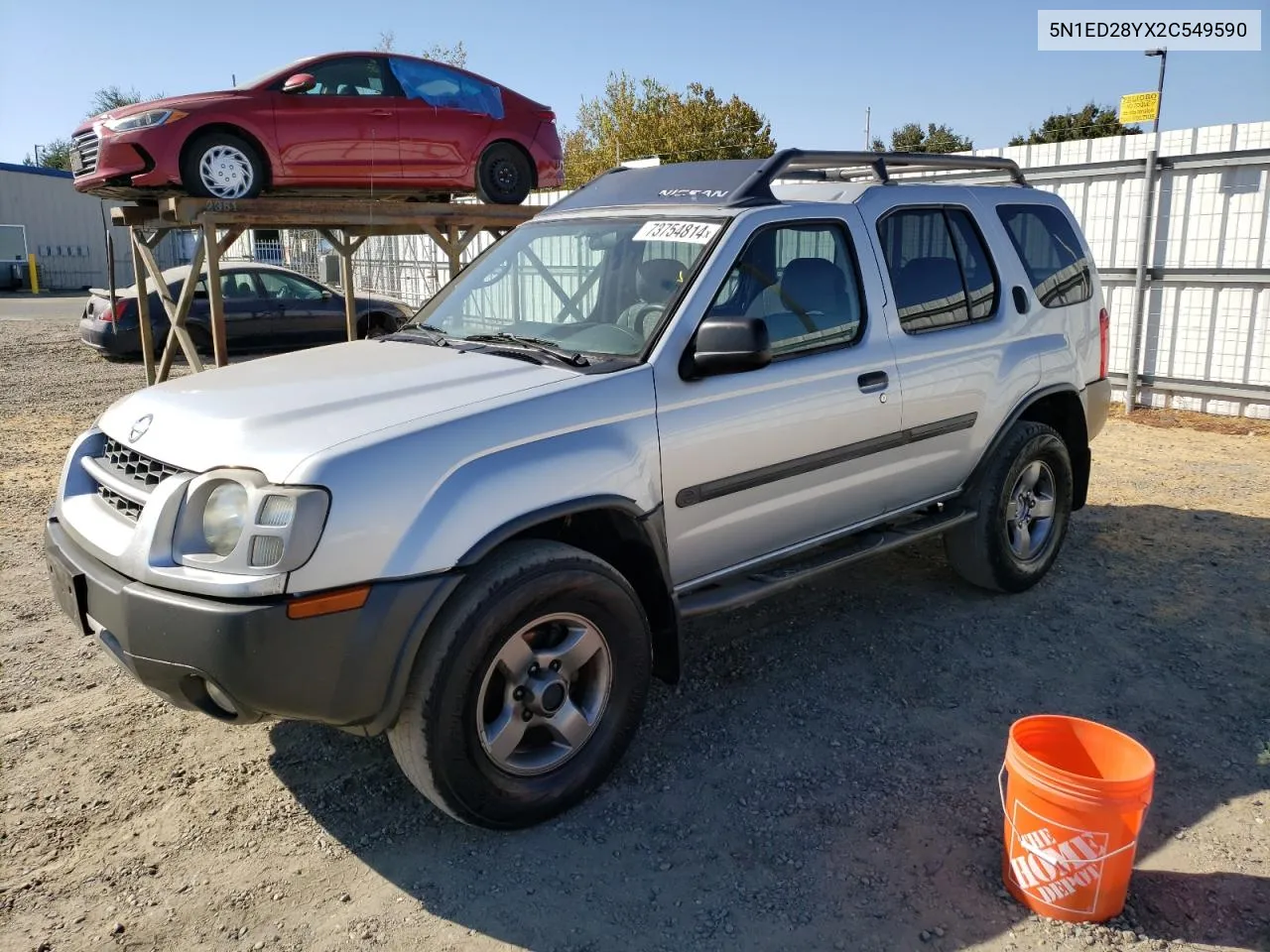 2002 Nissan Xterra Xe VIN: 5N1ED28YX2C549590 Lot: 73754814