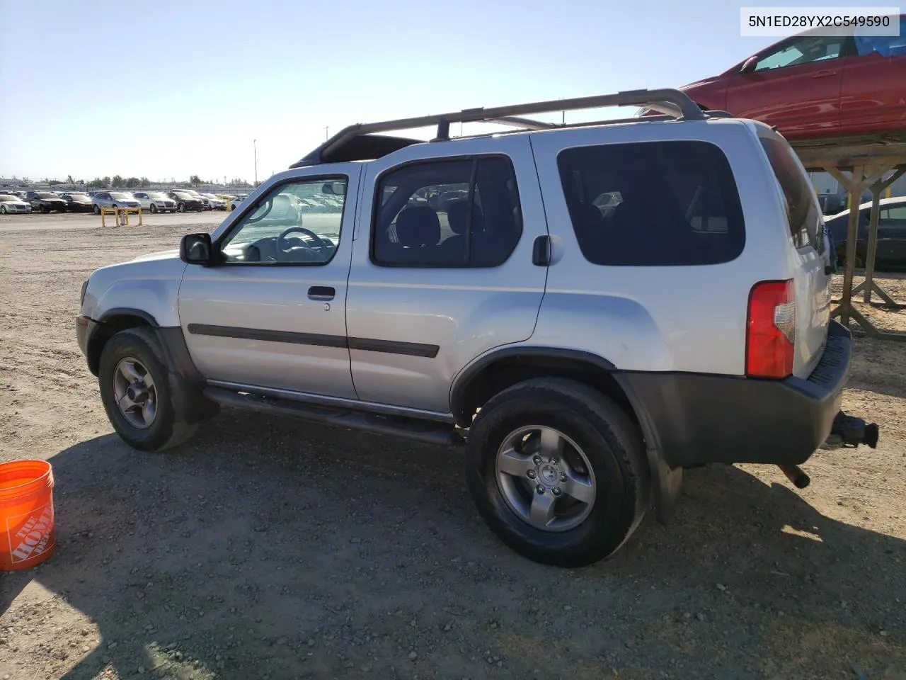 2002 Nissan Xterra Xe VIN: 5N1ED28YX2C549590 Lot: 73754814