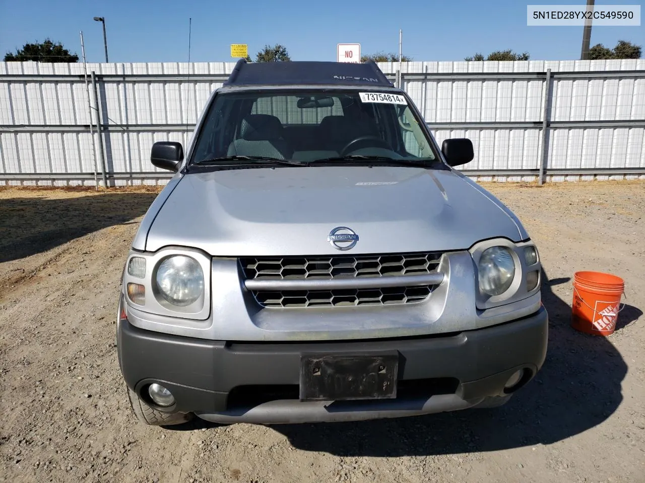 2002 Nissan Xterra Xe VIN: 5N1ED28YX2C549590 Lot: 73754814