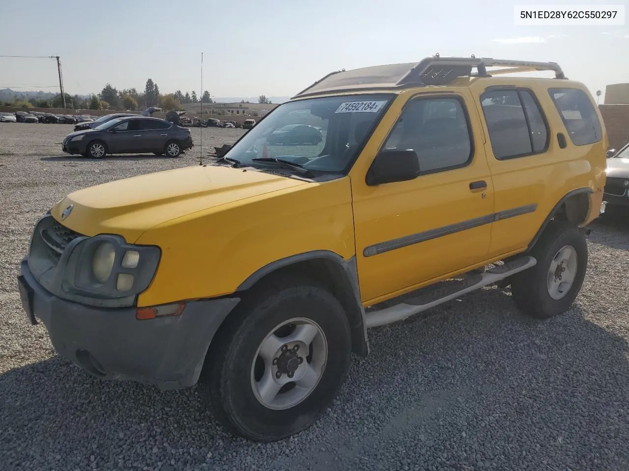 2002 Nissan Xterra Xe VIN: 5N1ED28Y62C550297 Lot: 74592184