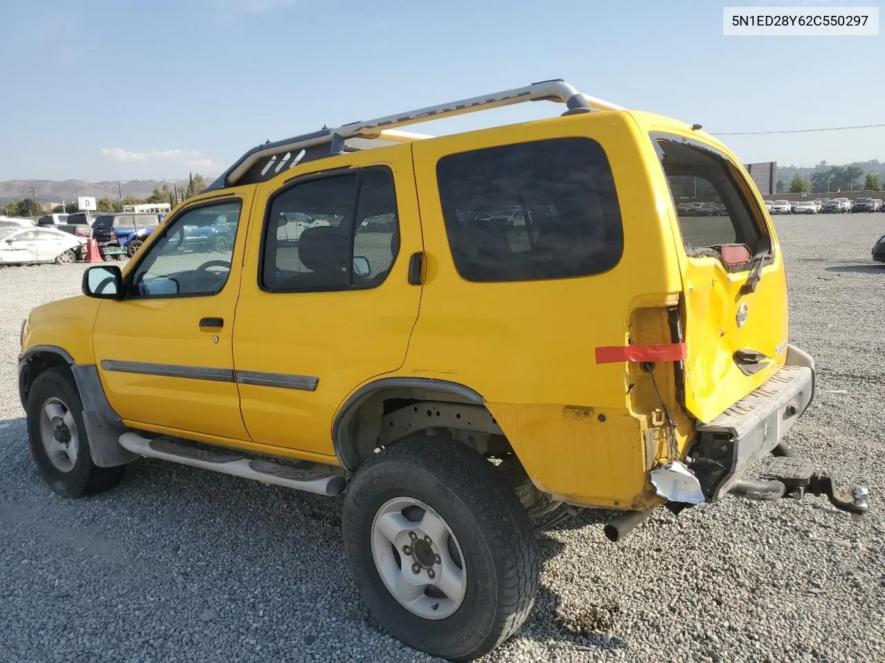 2002 Nissan Xterra Xe VIN: 5N1ED28Y62C550297 Lot: 74592184