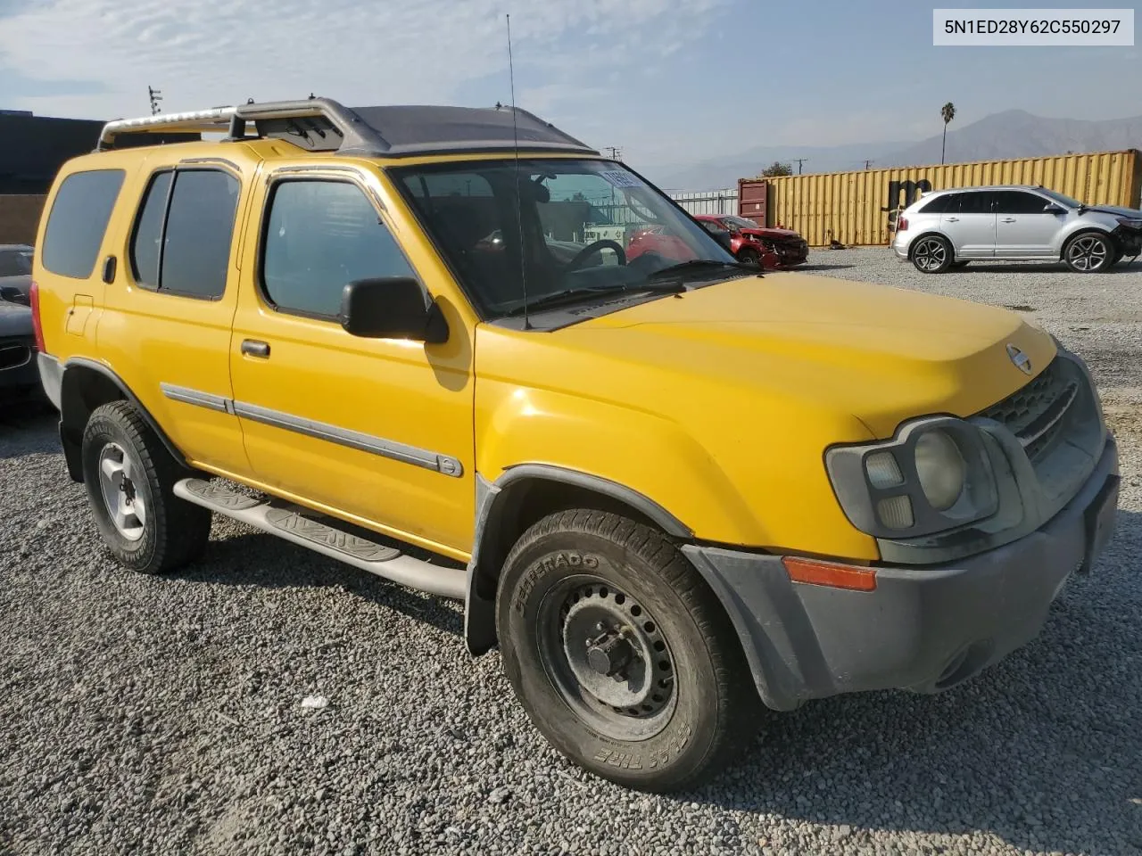 2002 Nissan Xterra Xe VIN: 5N1ED28Y62C550297 Lot: 74592184