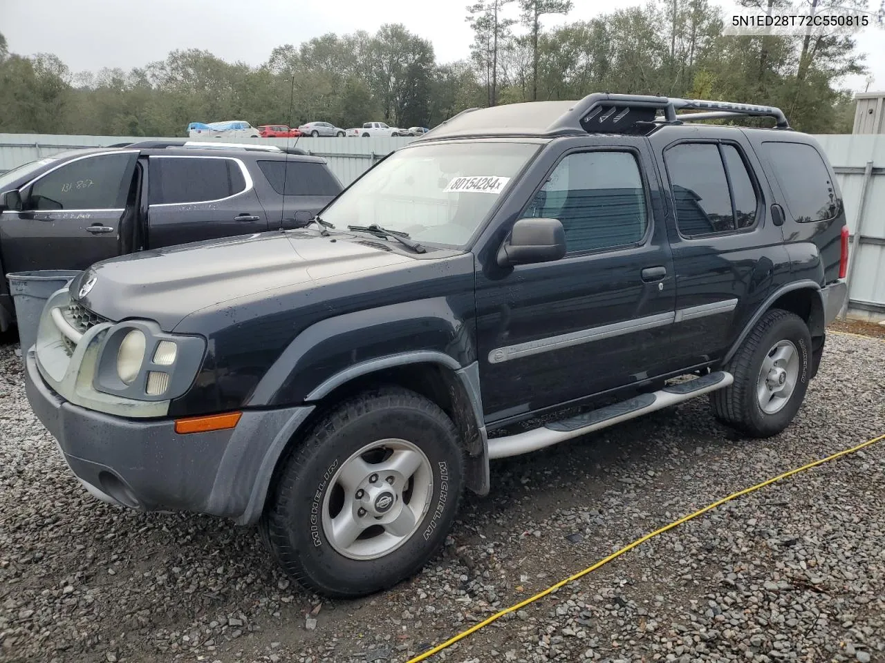 2002 Nissan Xterra Xe VIN: 5N1ED28T72C550815 Lot: 80154284