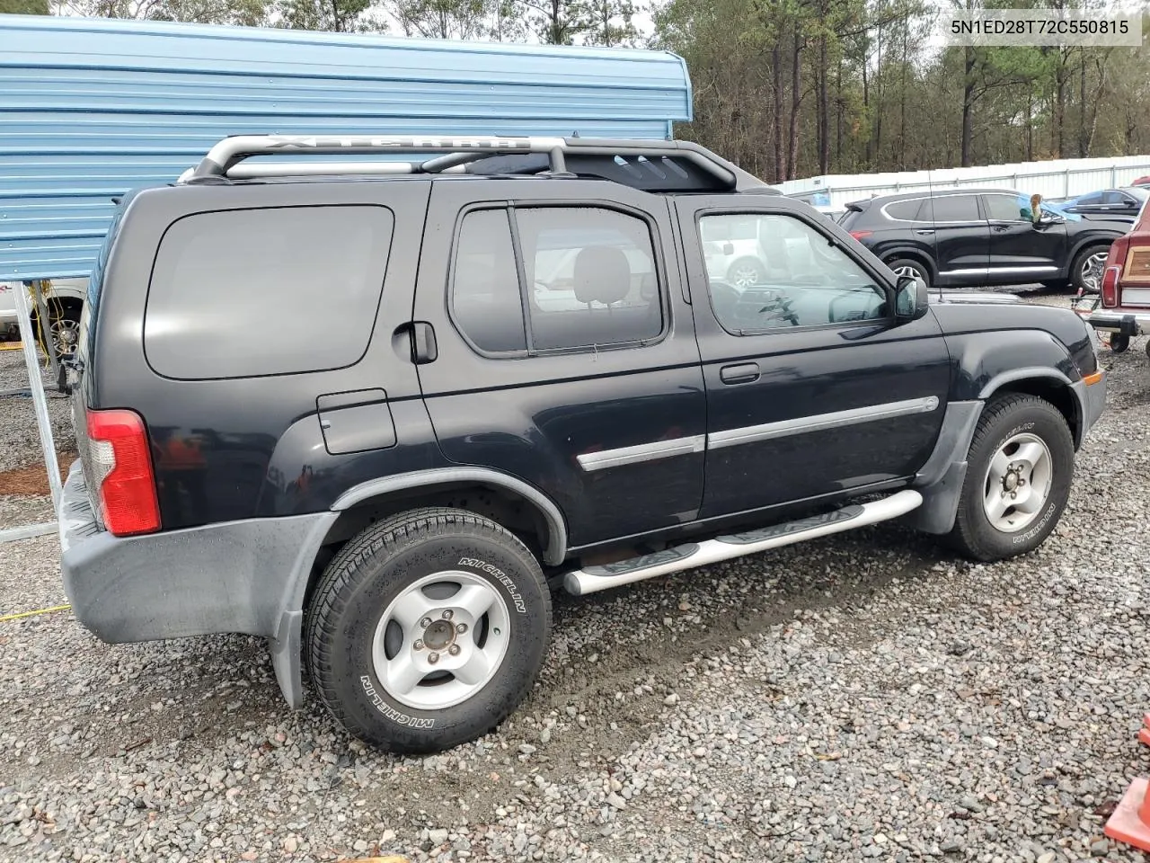 2002 Nissan Xterra Xe VIN: 5N1ED28T72C550815 Lot: 80154284