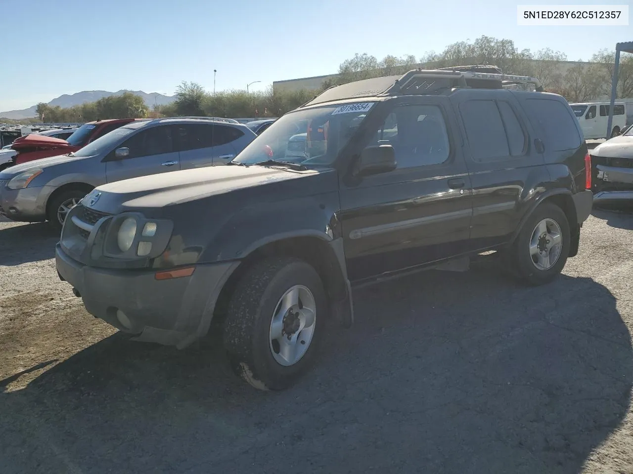 2002 Nissan Xterra Xe VIN: 5N1ED28Y62C512357 Lot: 80196654