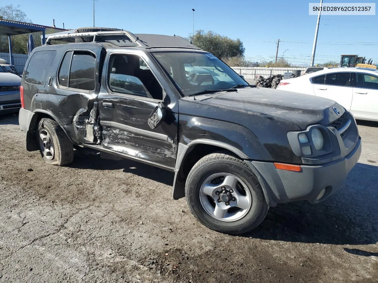 2002 Nissan Xterra Xe VIN: 5N1ED28Y62C512357 Lot: 80196654