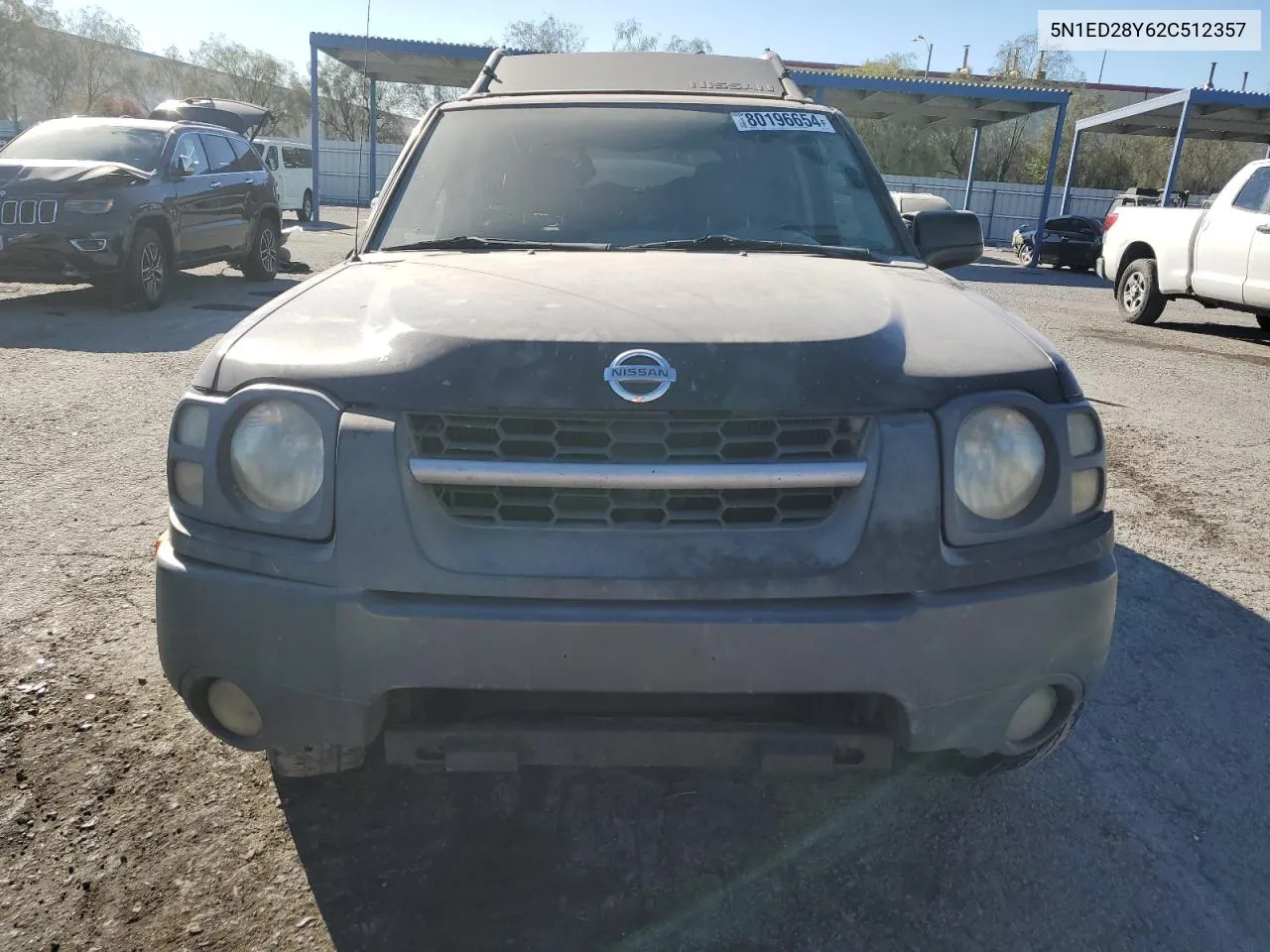 2002 Nissan Xterra Xe VIN: 5N1ED28Y62C512357 Lot: 80196654