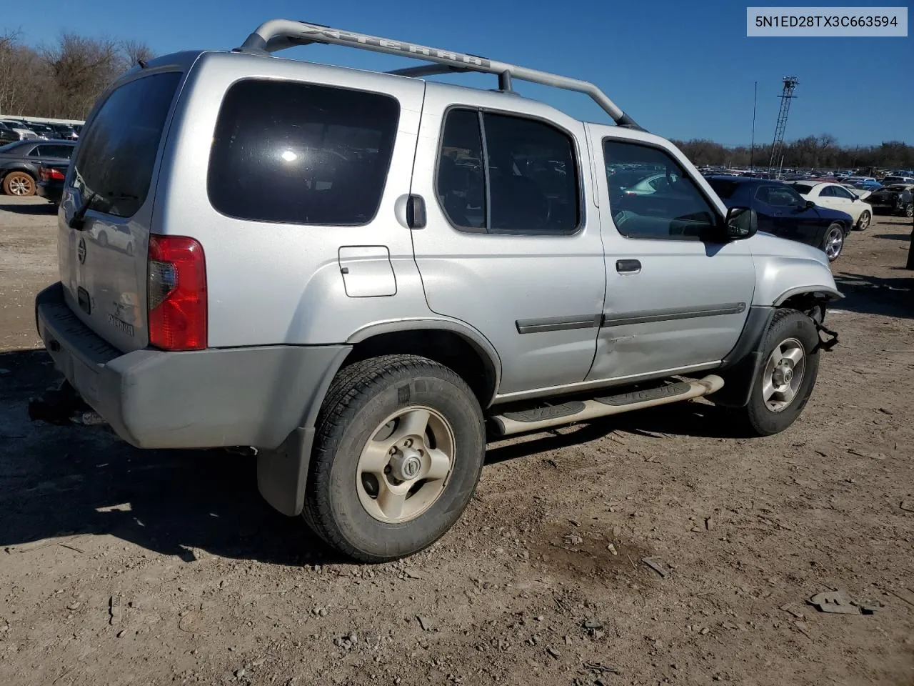 2003 Nissan Xterra Xe VIN: 5N1ED28TX3C663594 Lot: 55998834