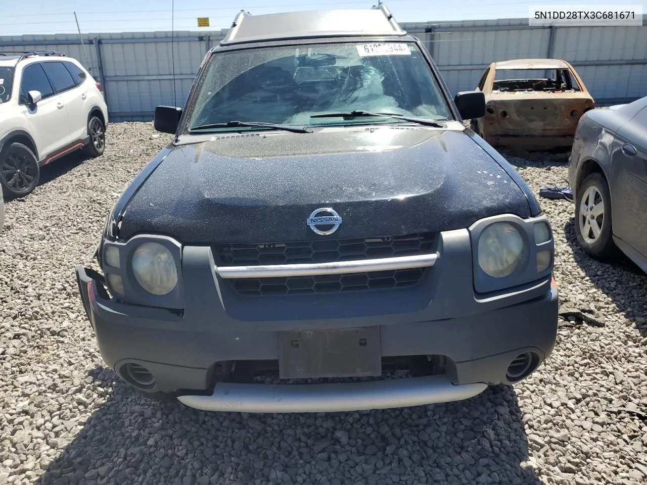 2003 Nissan Xterra Xe VIN: 5N1DD28TX3C681671 Lot: 61298944