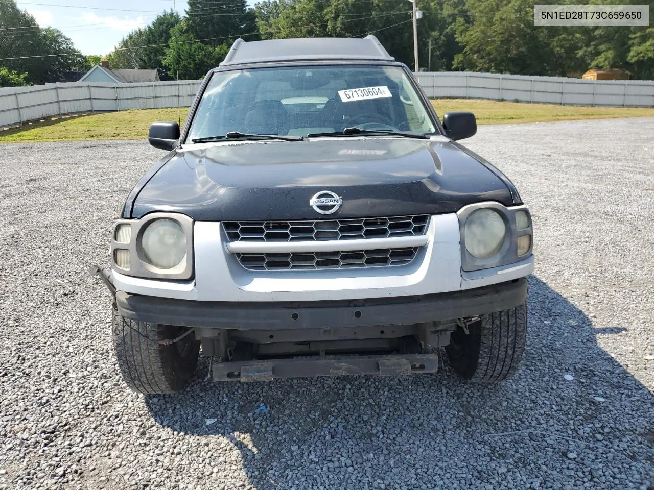 2003 Nissan Xterra Xe VIN: 5N1ED28T73C659650 Lot: 67130604