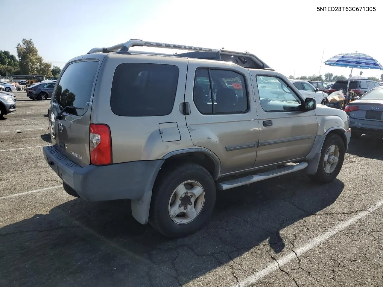 2003 Nissan Xterra Xe VIN: 5N1ED28T63C671305 Lot: 71402074