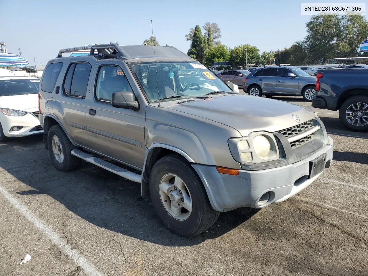 2003 Nissan Xterra Xe VIN: 5N1ED28T63C671305 Lot: 71402074