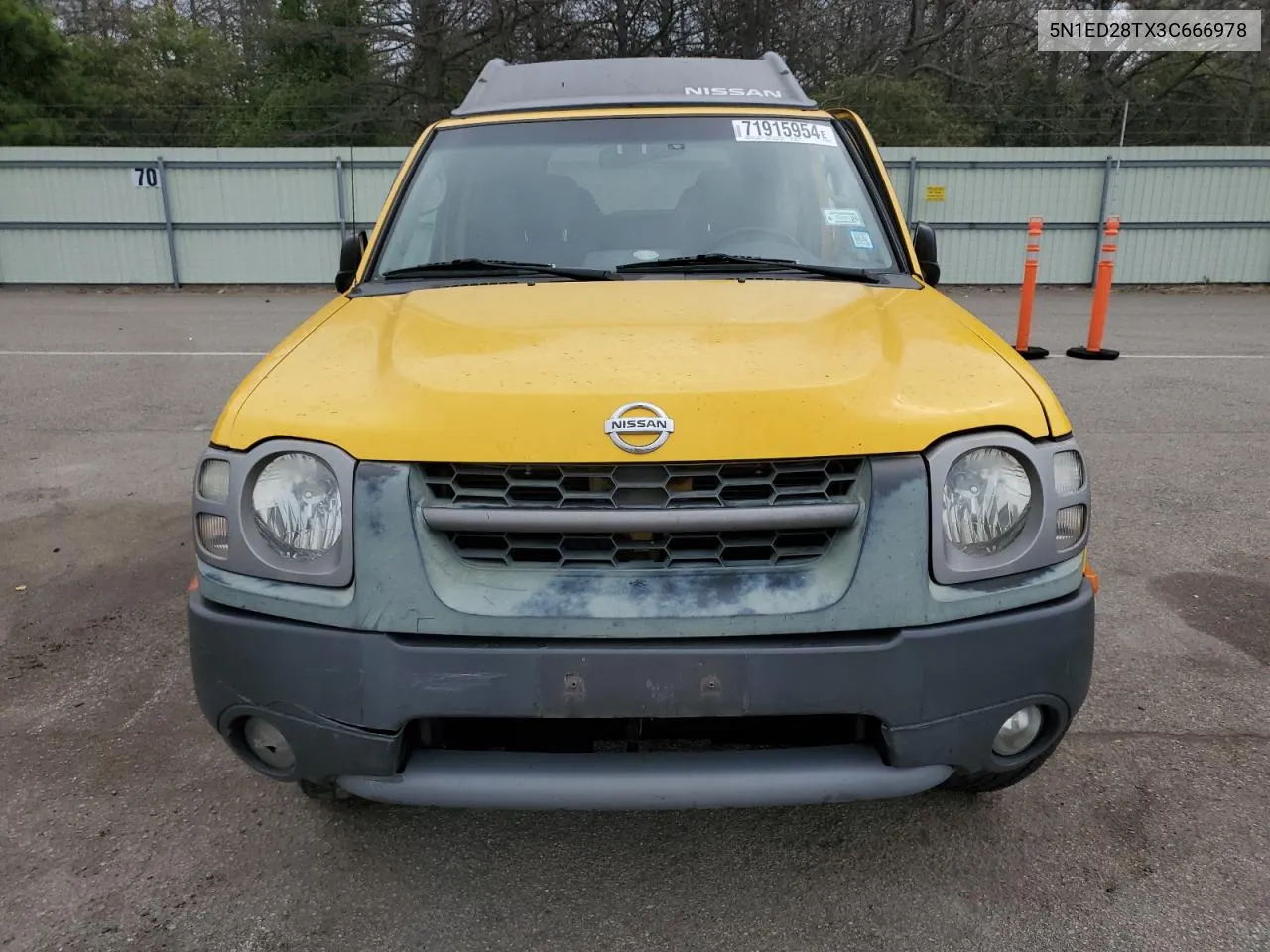 2003 Nissan Xterra Xe VIN: 5N1ED28TX3C666978 Lot: 71915954