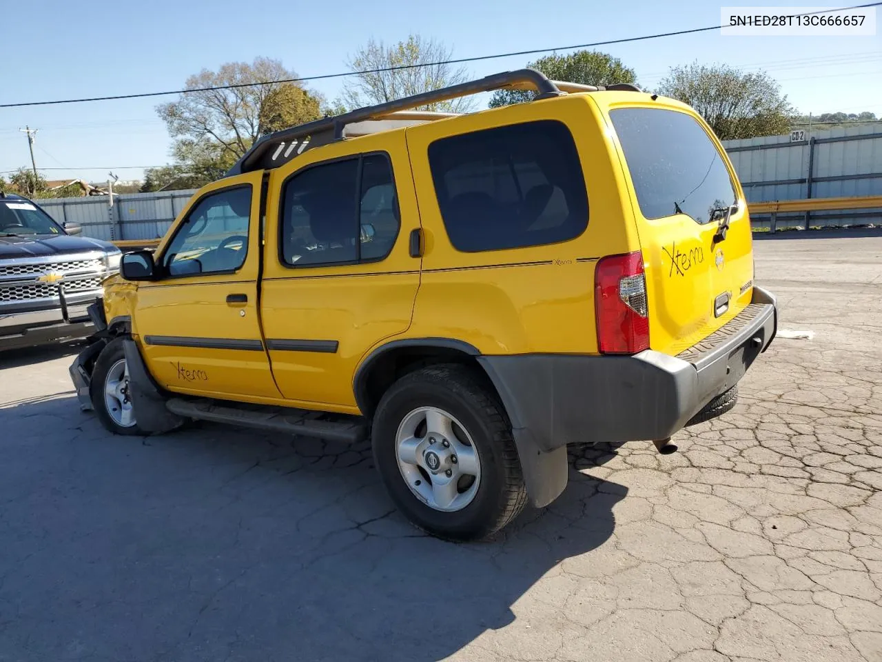 2003 Nissan Xterra Xe VIN: 5N1ED28T13C666657 Lot: 74943664