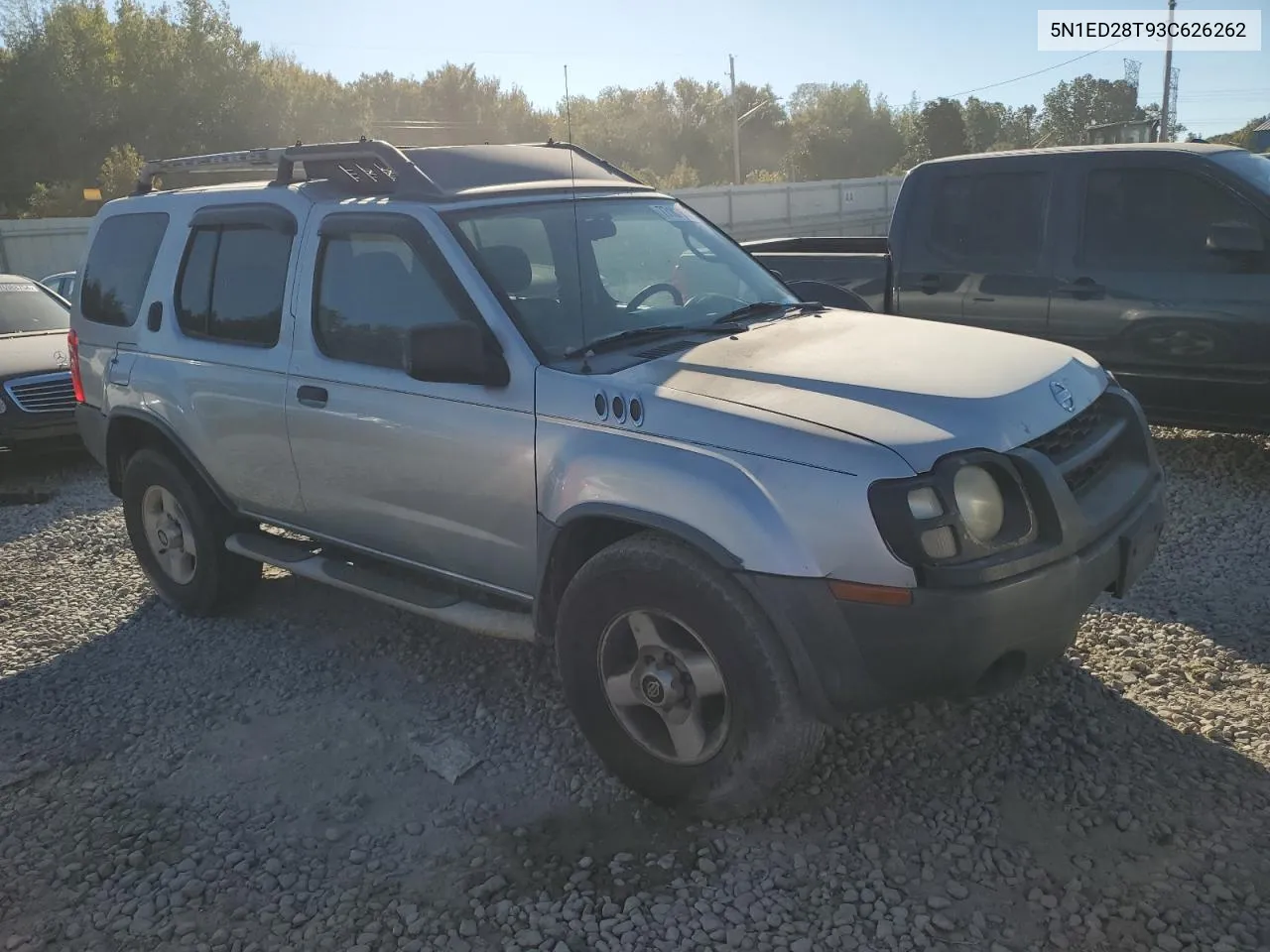 2003 Nissan Xterra Xe VIN: 5N1ED28T93C626262 Lot: 77101804