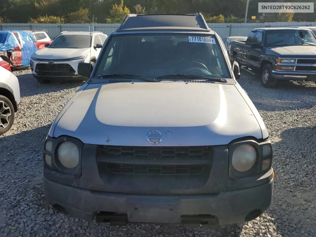 2003 Nissan Xterra Xe VIN: 5N1ED28T93C626262 Lot: 77101804