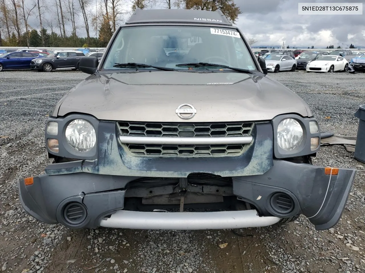 2003 Nissan Xterra Xe VIN: 5N1ED28T13C675875 Lot: 77153474