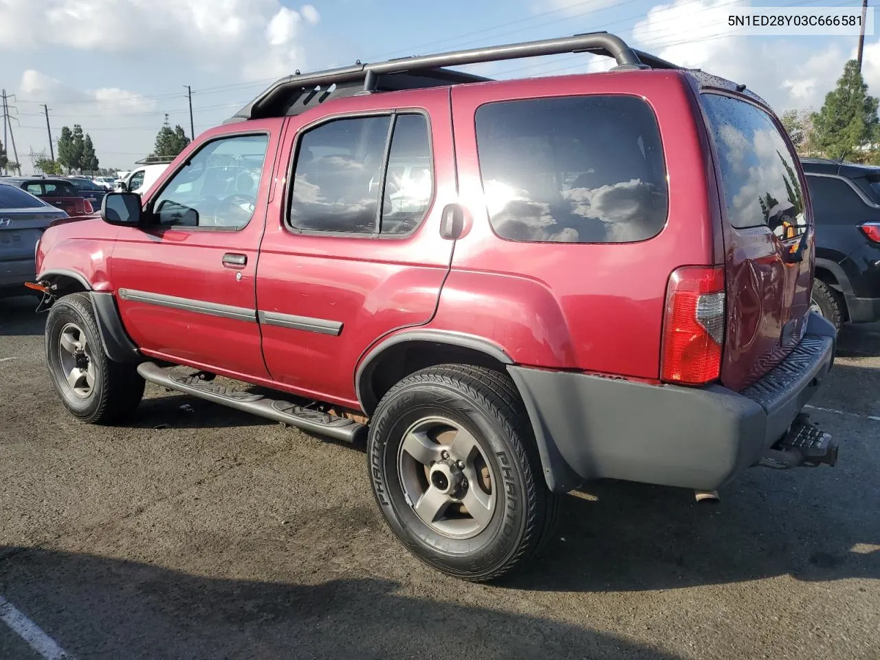 2003 Nissan Xterra Xe VIN: 5N1ED28Y03C666581 Lot: 77481534