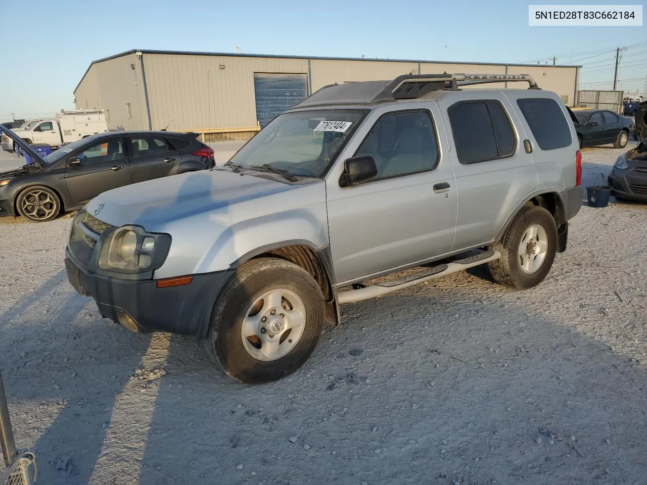 2003 Nissan Xterra Xe VIN: 5N1ED28T83C662184 Lot: 77612404