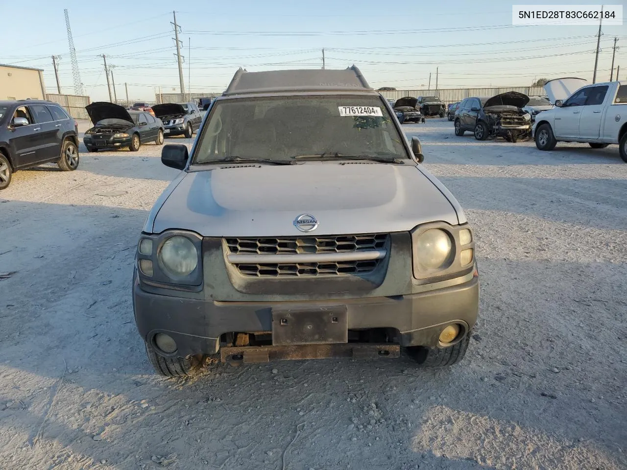 2003 Nissan Xterra Xe VIN: 5N1ED28T83C662184 Lot: 77612404