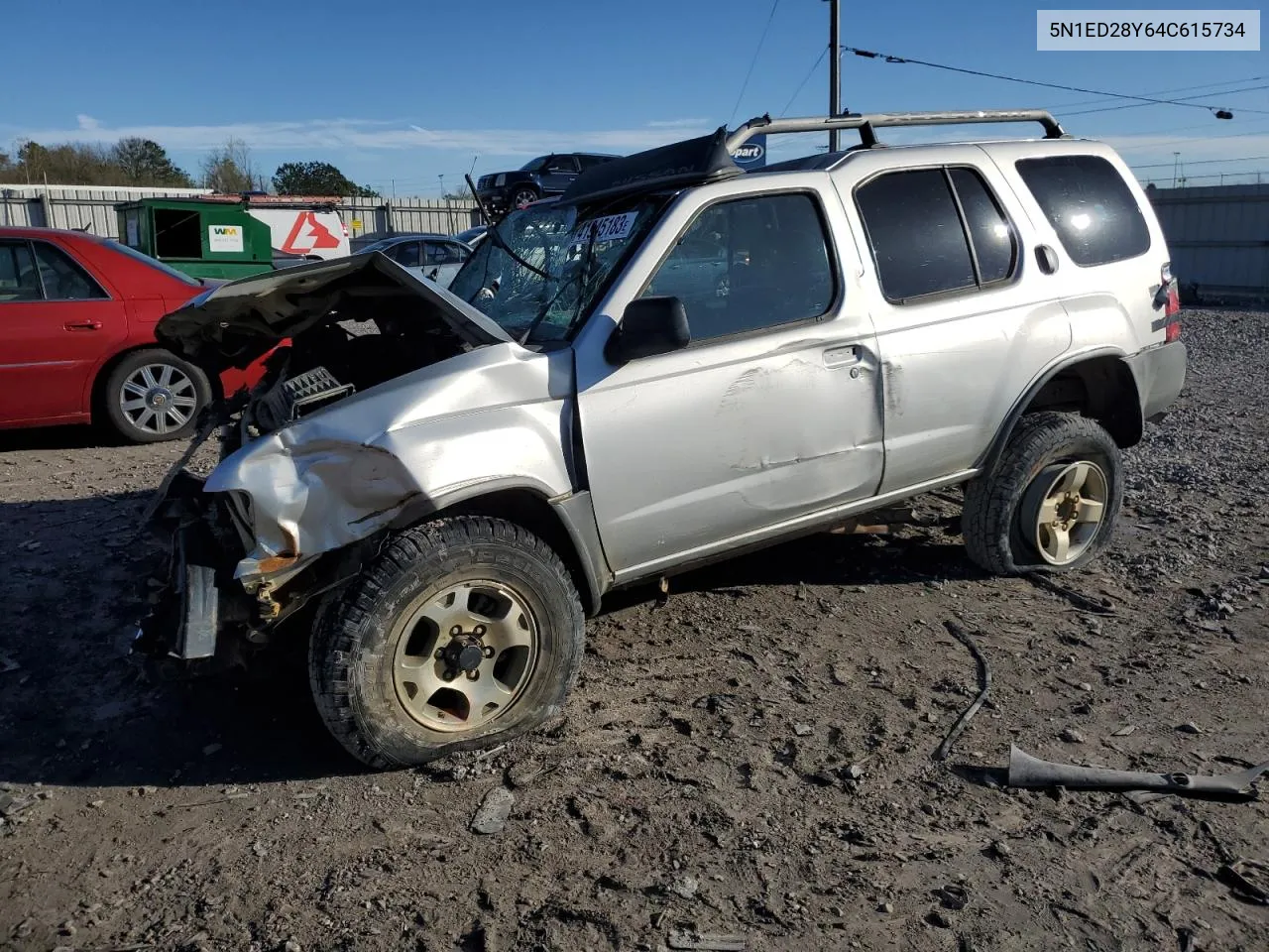 2004 Nissan Xterra Xe VIN: 5N1ED28Y64C615734 Lot: 41945183