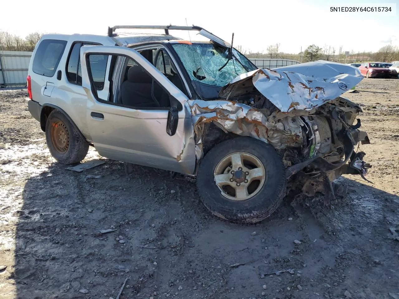 2004 Nissan Xterra Xe VIN: 5N1ED28Y64C615734 Lot: 41945183