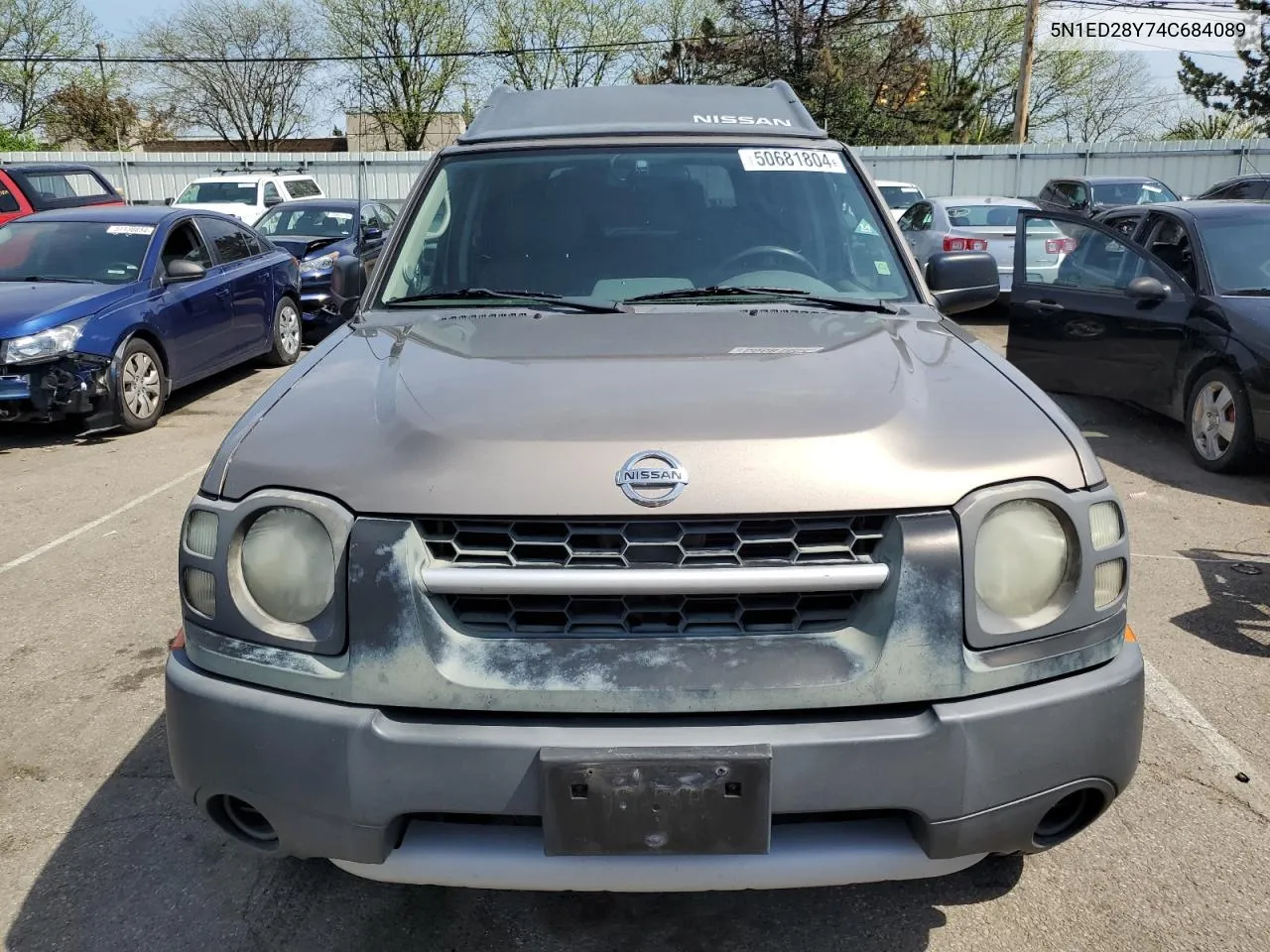 2004 Nissan Xterra Xe VIN: 5N1ED28Y74C684089 Lot: 50681804