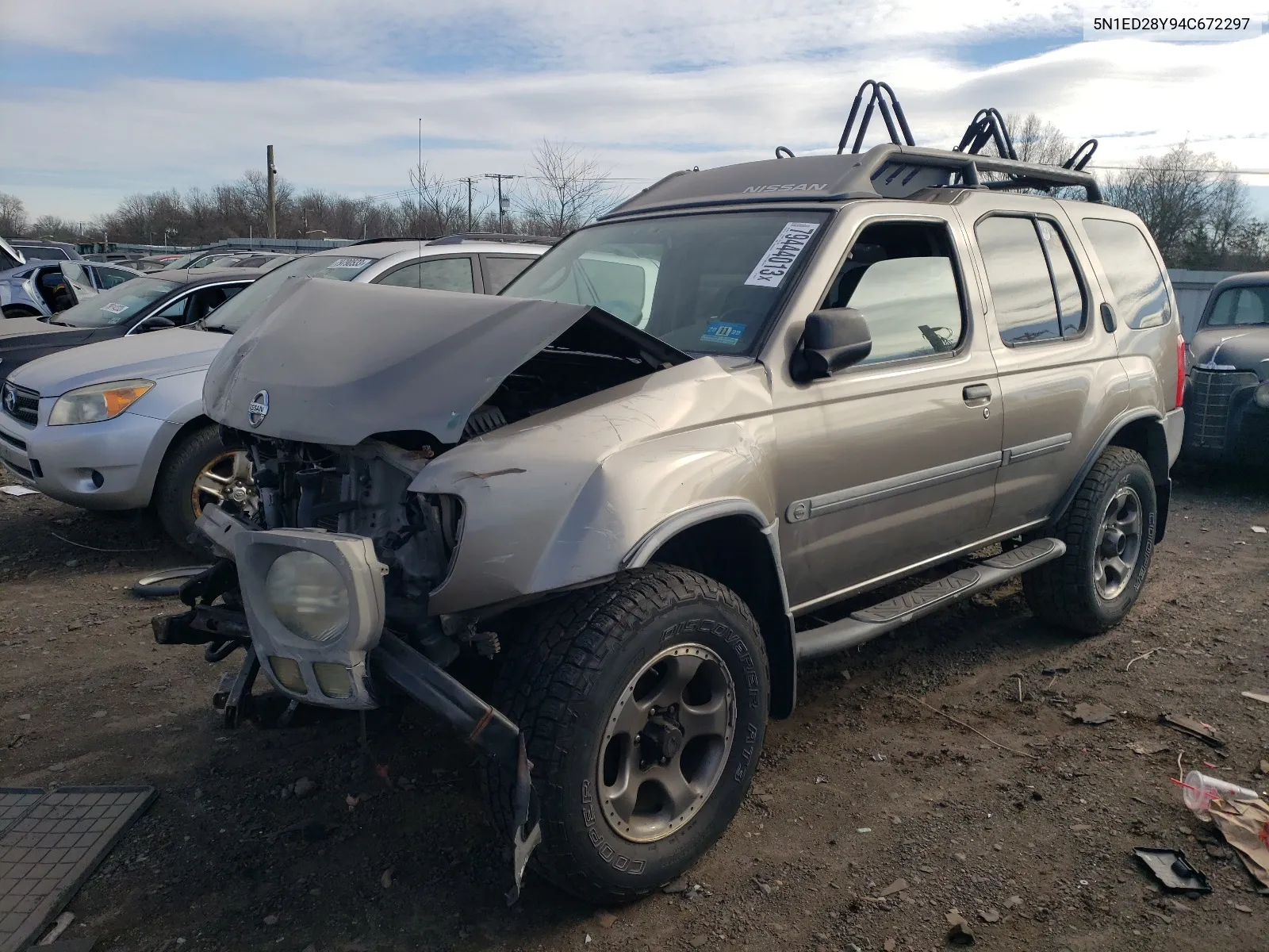 2004 Nissan Xterra Xe VIN: 5N1ED28Y94C672297 Lot: 54493984