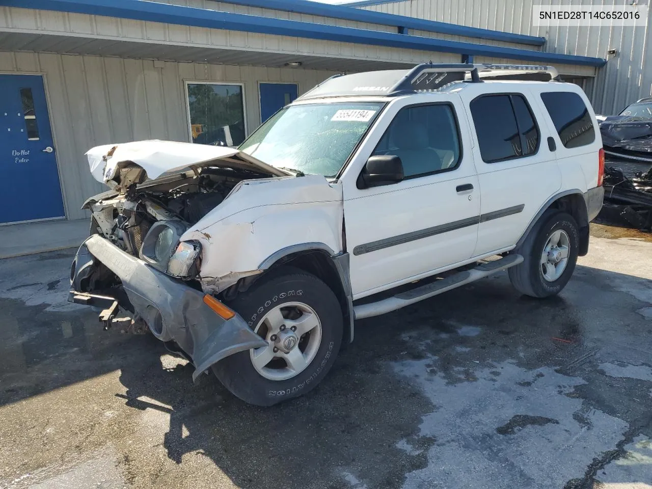 2004 Nissan Xterra Xe VIN: 5N1ED28T14C652016 Lot: 55541194